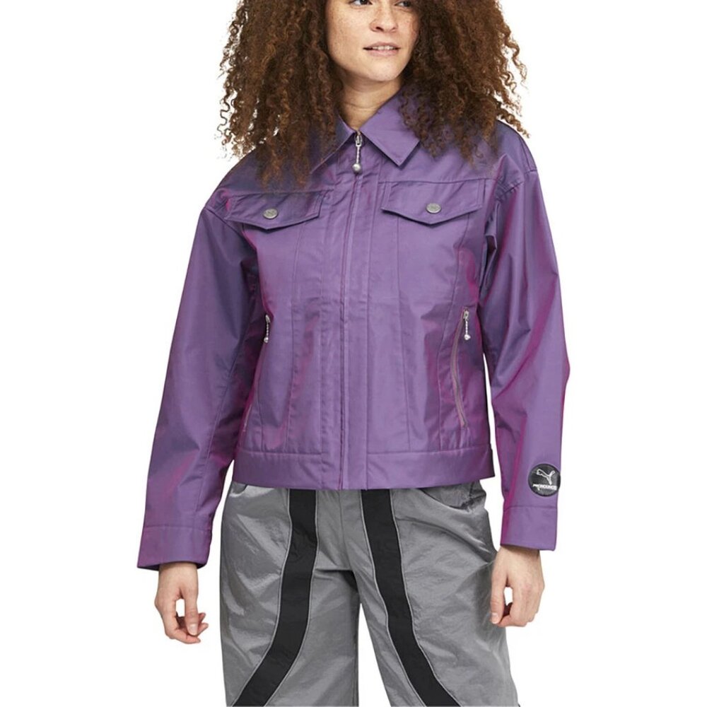 Puma Waterproof Purple M Womens Jacket